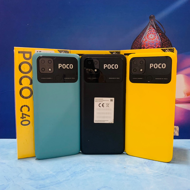 Xiaomi Poco C40 3/32 4/64 Second Fullset Bekas Garansi