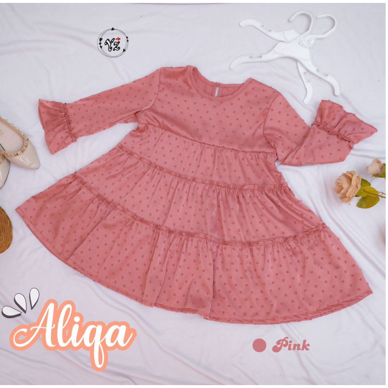 Tunik aliqa couple mom and kids cantik