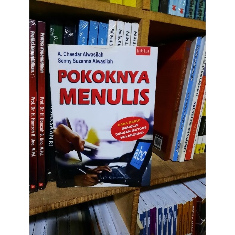 

belajar buku pokoknya menulis