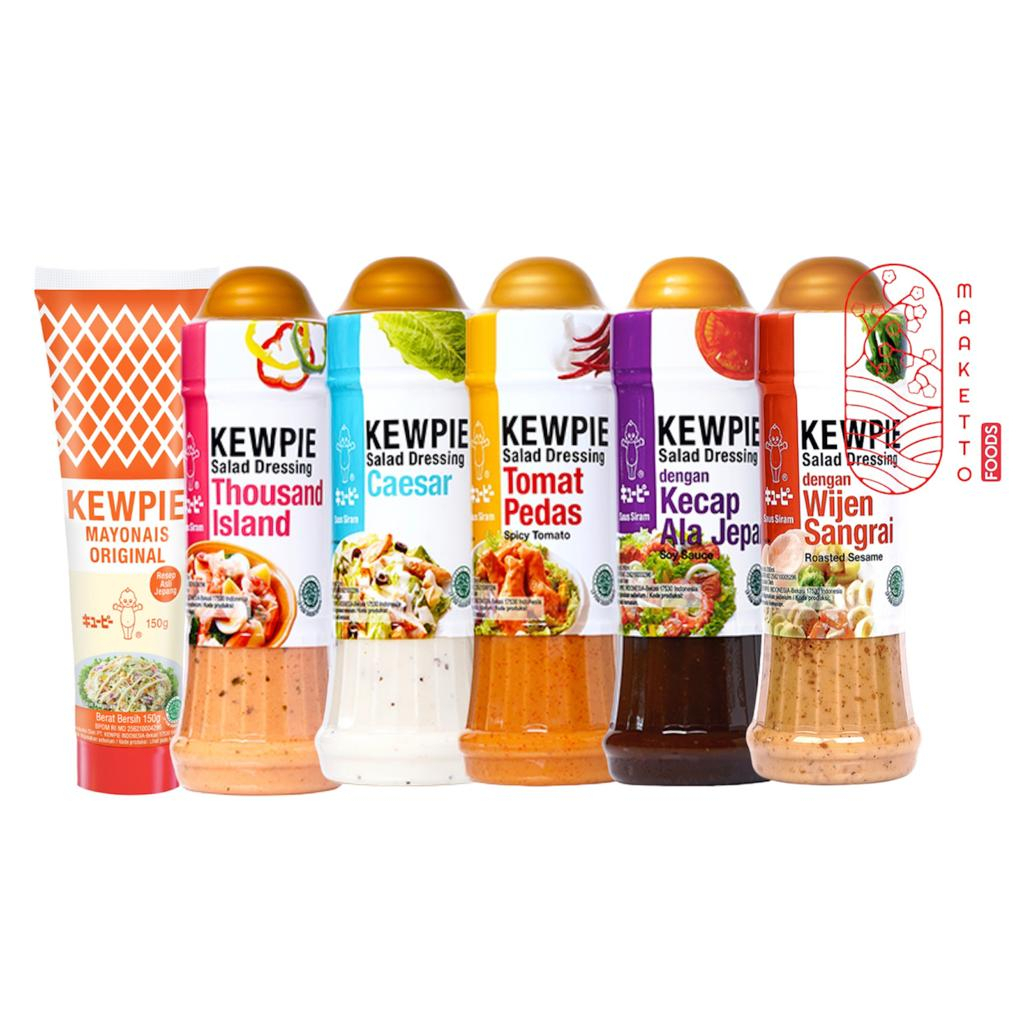 

Kewpie Salad Dressing Mayo Original Caesar Thousand Island Wijen Sangrai Tomat Pedas