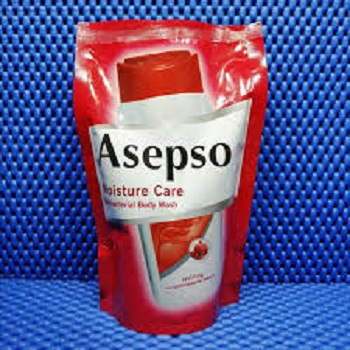 Asepso Body Wash Refill 450ml Antibacterial Sabun Mandi