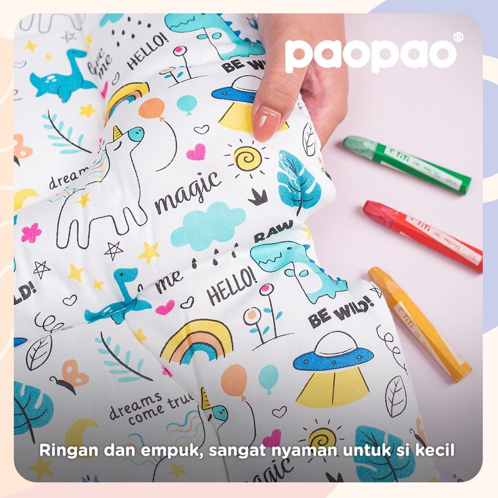 PAOPAO STROLLER LINER/ ALAS STROLLER / empuk / alas stroller dengan bantalan butterfly / sirkulasi udara