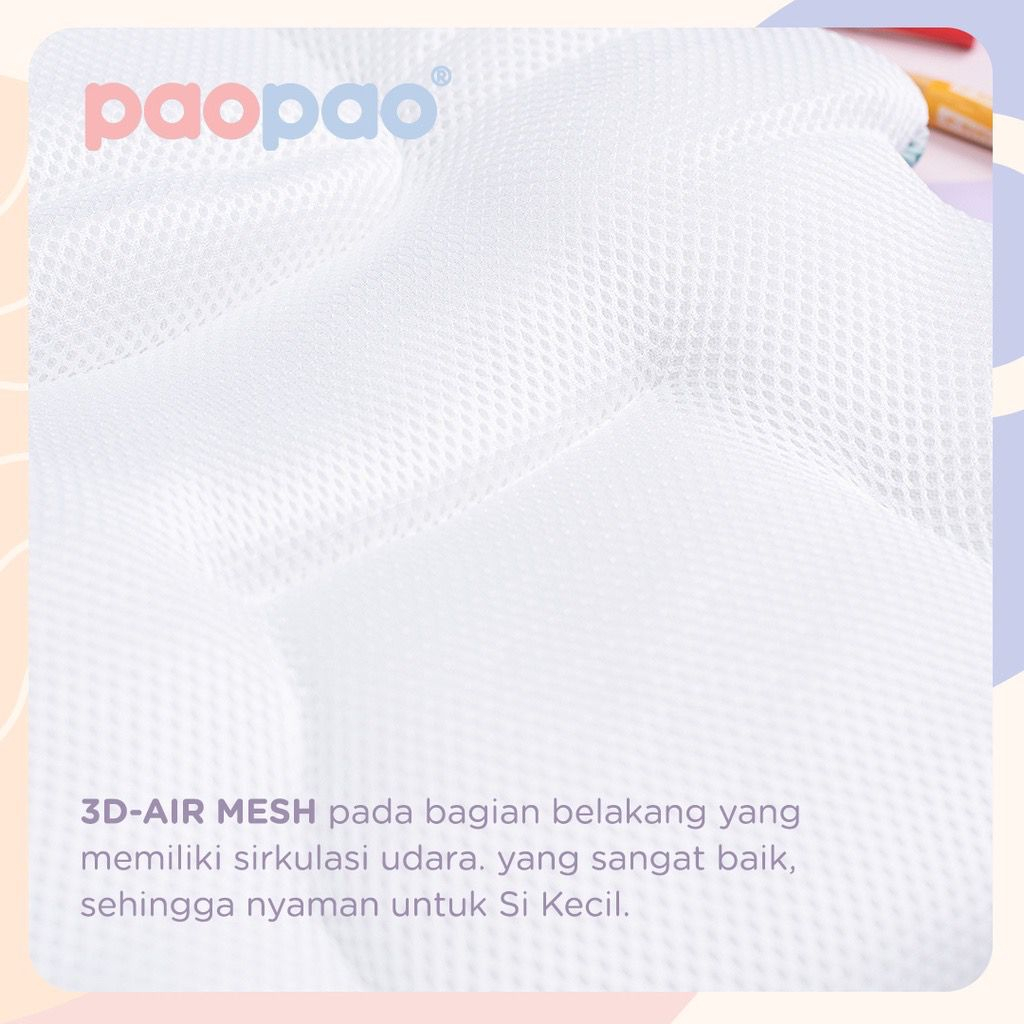 PAOPAO STROLLER LINER/ ALAS STROLLER / empuk / alas stroller dengan bantalan butterfly / sirkulasi udara