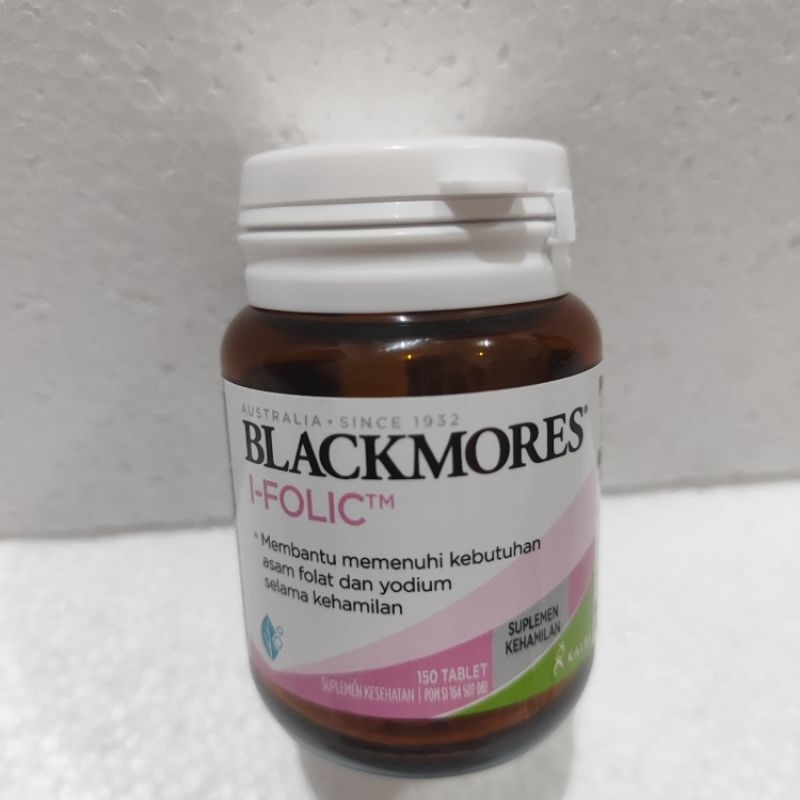 Blackmores I-Folic Asam Folat 500 Mcg 30 Tablet Trial Folic Acid Yodium Promil Program Hamil Menyusui