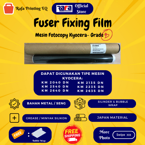 

Fixing Fuser Film Kyocera BLACK M KM 2040 / 2540 / 2640 / 2635 - DN