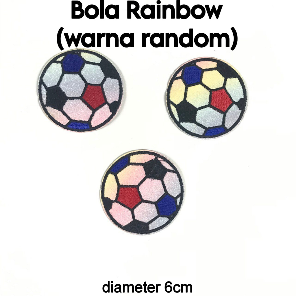 PATCH BORDIR FOOTBALL | EMBLEM BORDIR BOLA