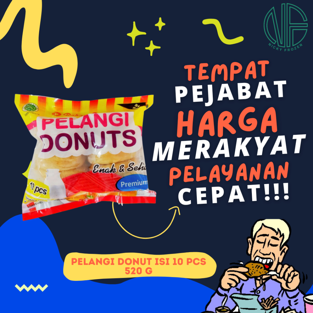 

PELANGI DONUT KENTANG 500 G