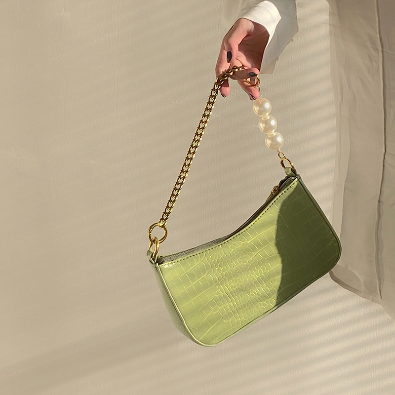Tas Selempang Wanita Korean Style Fashion Import  Premium Pu Mutiara Bag Tas Ketiak Wanita Sederhana Aksesoris Wanita