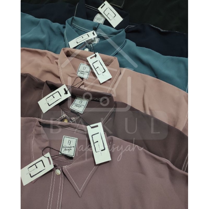 [NWT] Elmadina Abaya: Kemejabaya Jaya 2 Pieces Biassa Saaja Timeless Literally SIA Helena Abaya