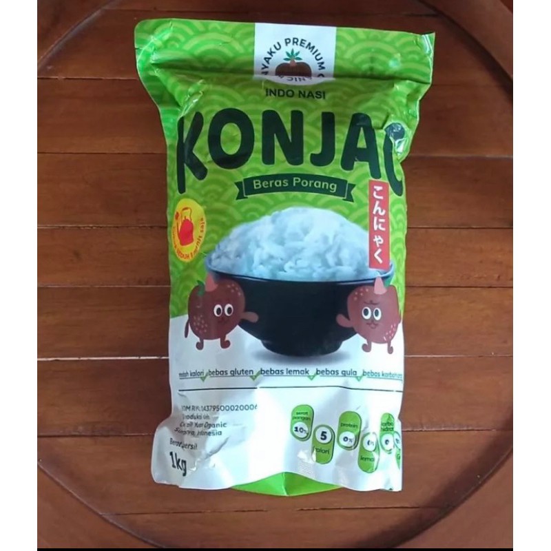 

KONJAC Beras Porang Shirataki Instan 1kg