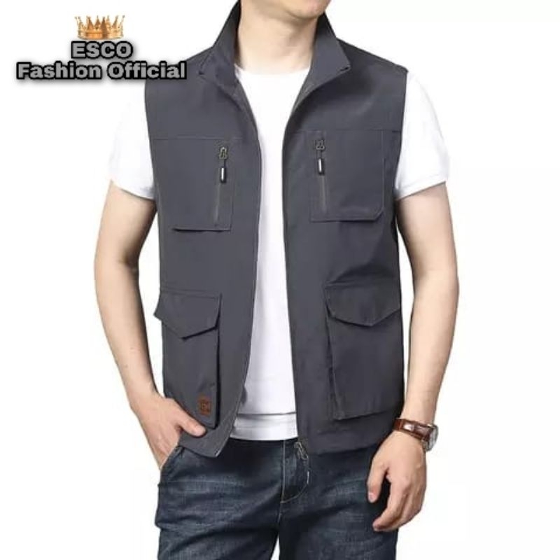 ESCO FASHION OFFICIAL ROMPI PRIA / ROMPI OUTDOOR / VEST / VEST PRIA / ROMPI MOTOR / ROMPI PELINDUNG 