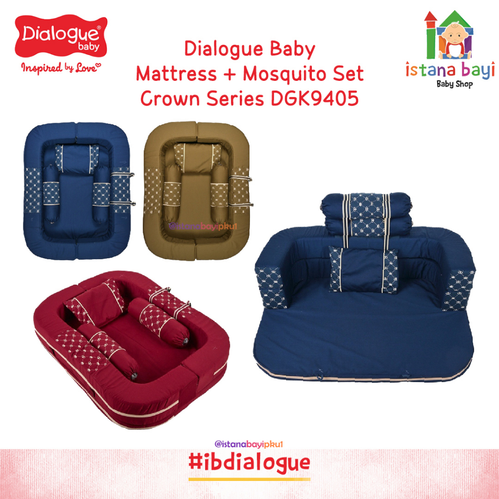 Dialogue Mattress + Mosquito Set Crown Series DGK9405 - Kasur Bayi