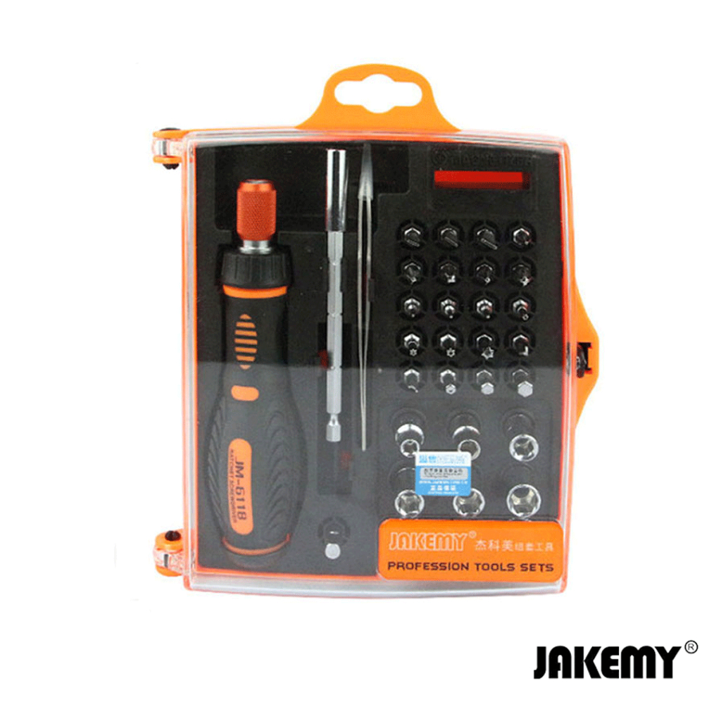 Jakemy JM-6118 33 in 1 Obeng Set lengkap Screwdriver PH Torx Hex Y3