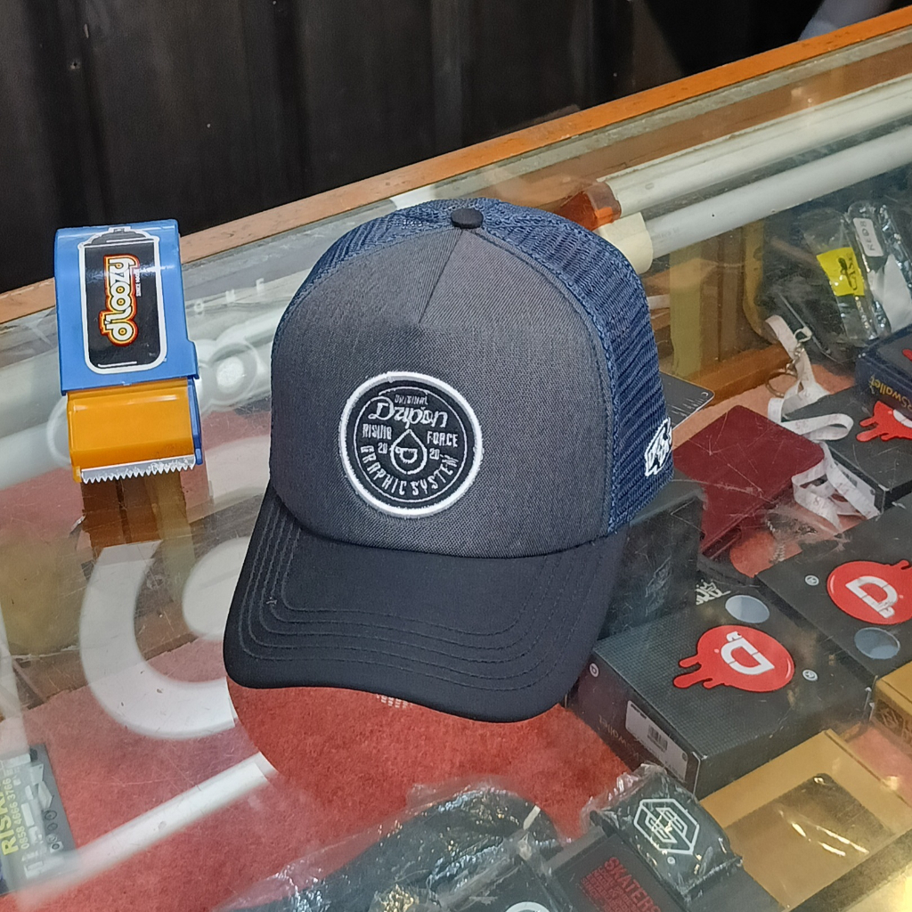 Drip On Topi Trucker Jaring Pria Dewasa Original DO40