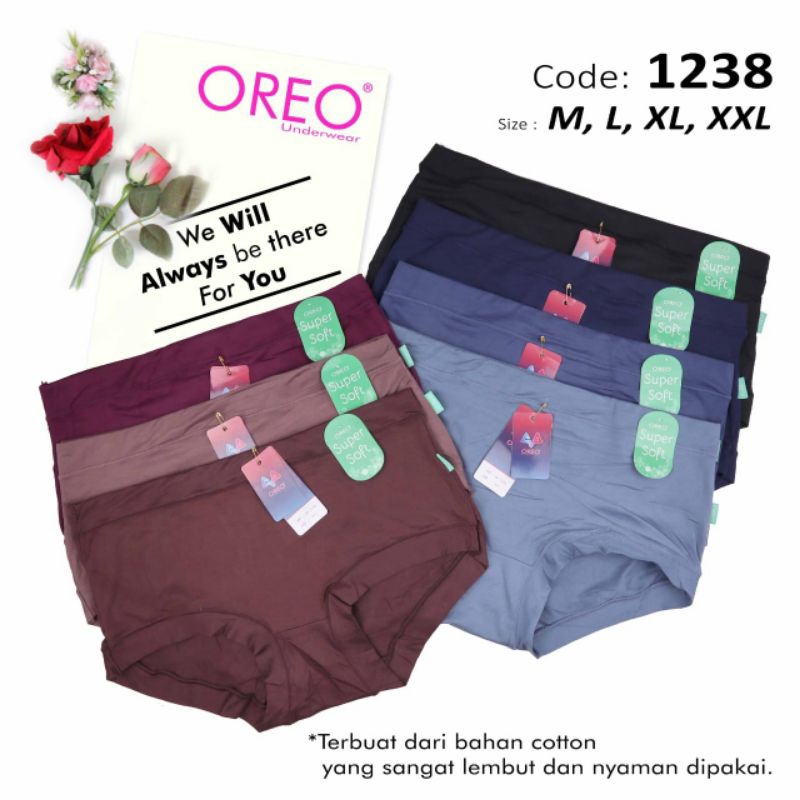 CD/CELANA DALAM SUPERSOFT MERK OREO KODE 1238