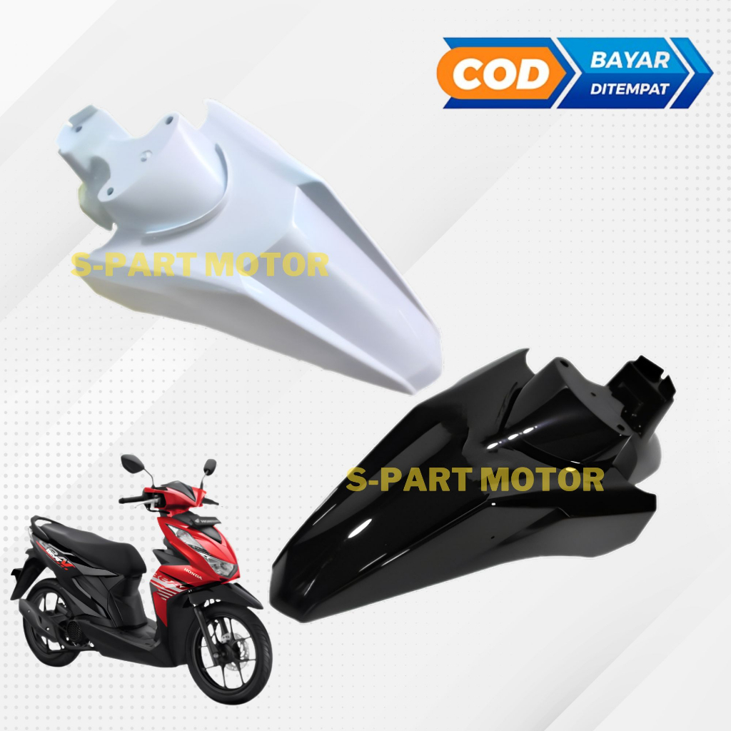 spakbor depan motor honda beat fi led tahun 2020 2021 2022 2023 warna hitam putih