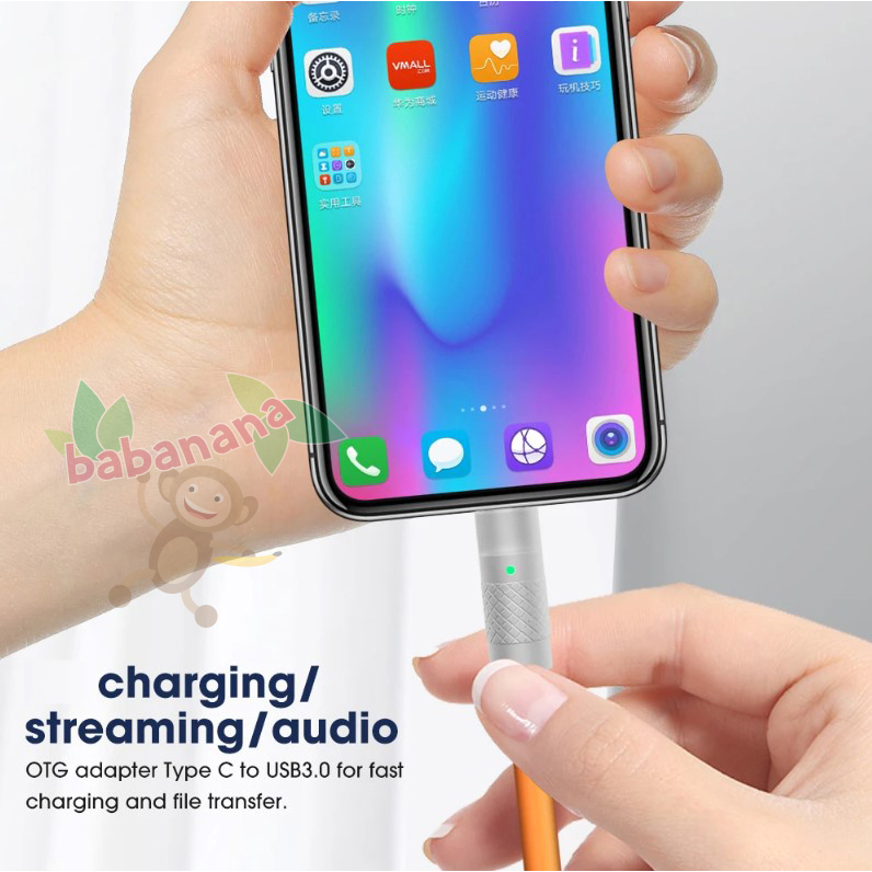 Cable Fast Charging Type-C 120 Watt Android Iphone Kabel Casan