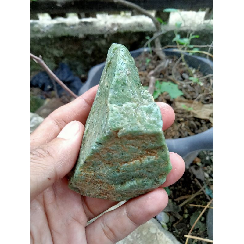 ✅ Batu Lumut Sungai Dareh Kumbang Jati - Semi Kristal ( Rough Bahan Akik Natural - bukan bacan obi f