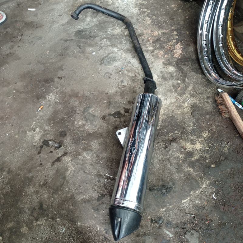 knalpot standar satria fu 150 original