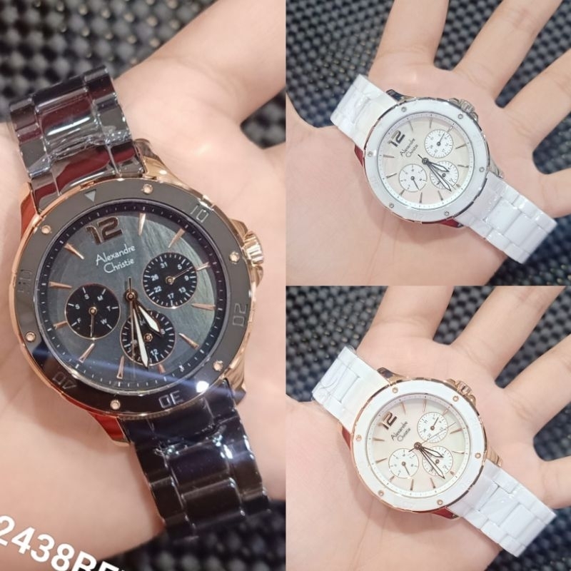 Jam Tangan Wanita Alexandre Christie Ac 2438 / Ac2438 Original Free Box