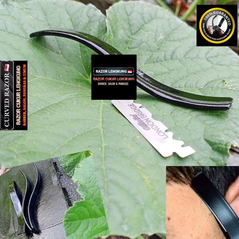 Razor Lengkung Tipe-S Premium lebih Gampang, Nyaman, Lincah, Gesit, Aman,  Aerodinamis untuk  Barber