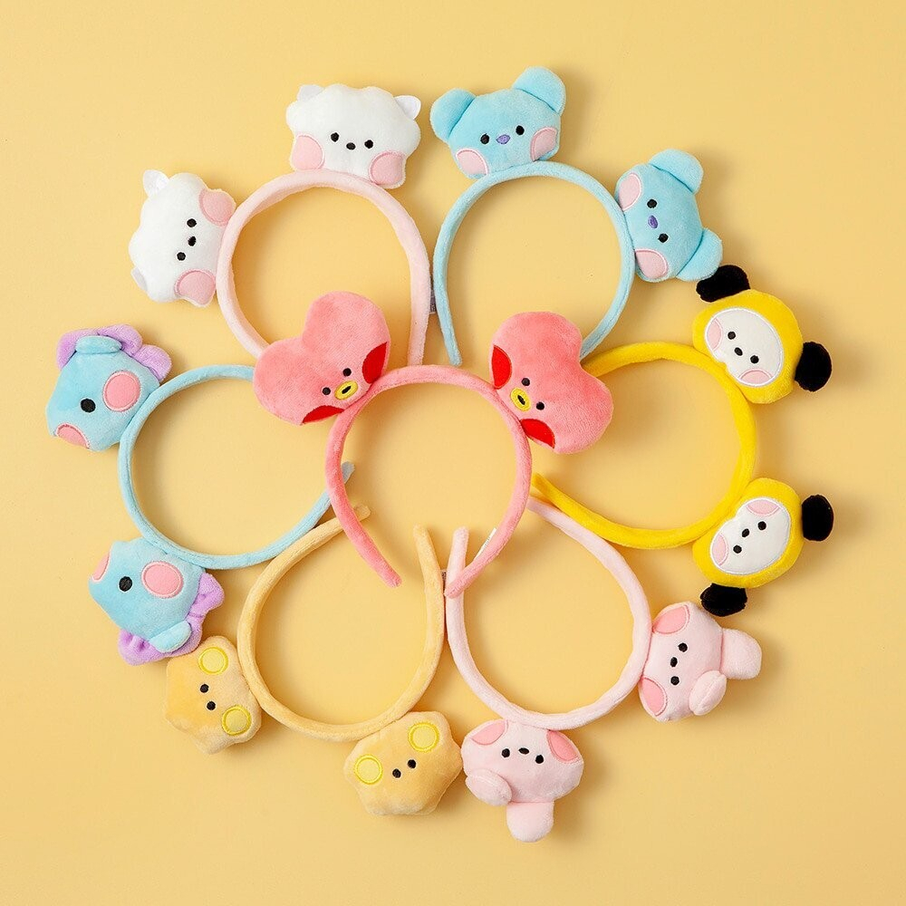 [READY STOCK] HEADBAND MININI BT21 OFFICIAL TATA RJ BANDO
