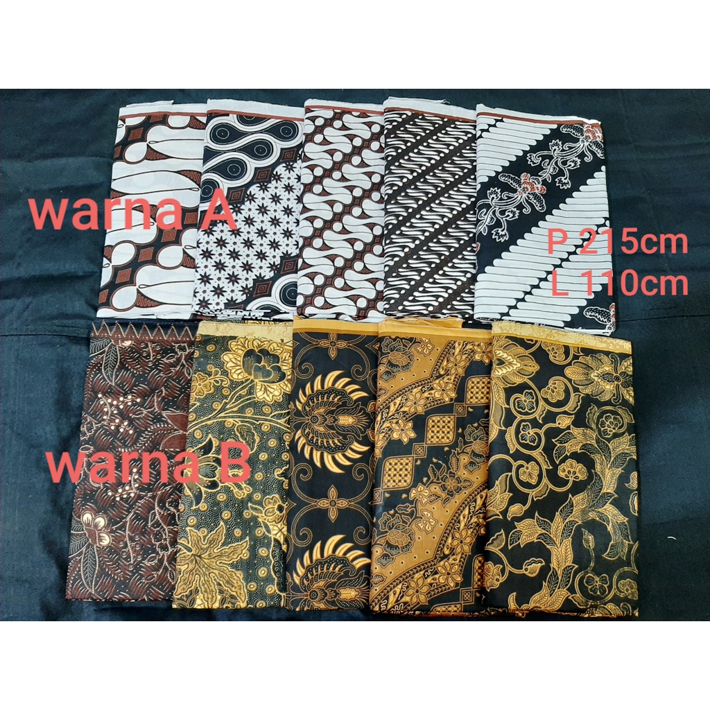 Jarik Batik Putih / Jarik Batik Pekalongan / Jarik Batik Hitam / Jarik Batik Solo