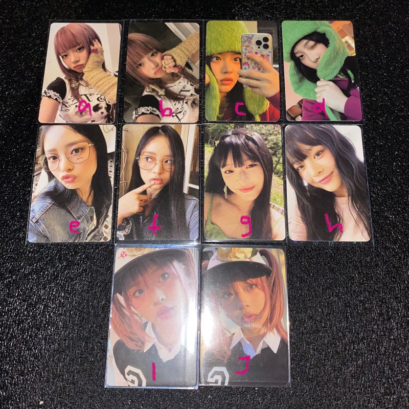 Photocard PC Official New Jeans Hanni Iphone Tinkerbell Poni Specs Noot noot Anime