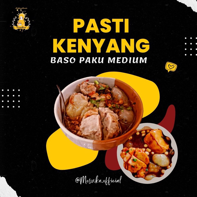 

Baso PAKU Medium (Paket Kumplit) BASOMONA17 | mosuka.official