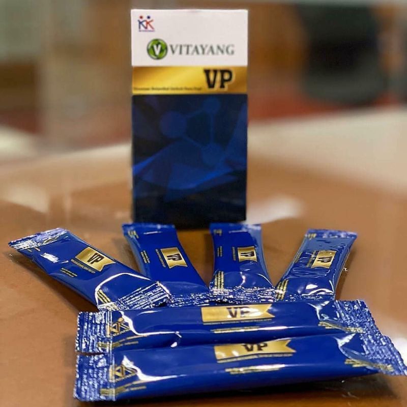 Vitayang VP minuman Vitalitas Pria minuman botanical serbuk  rasa kopi Stamina pria atasi Vitalitas 