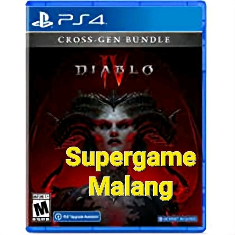 Diablo 4 PS4 IV PS 4 Cd Game Gaming Games Gamez