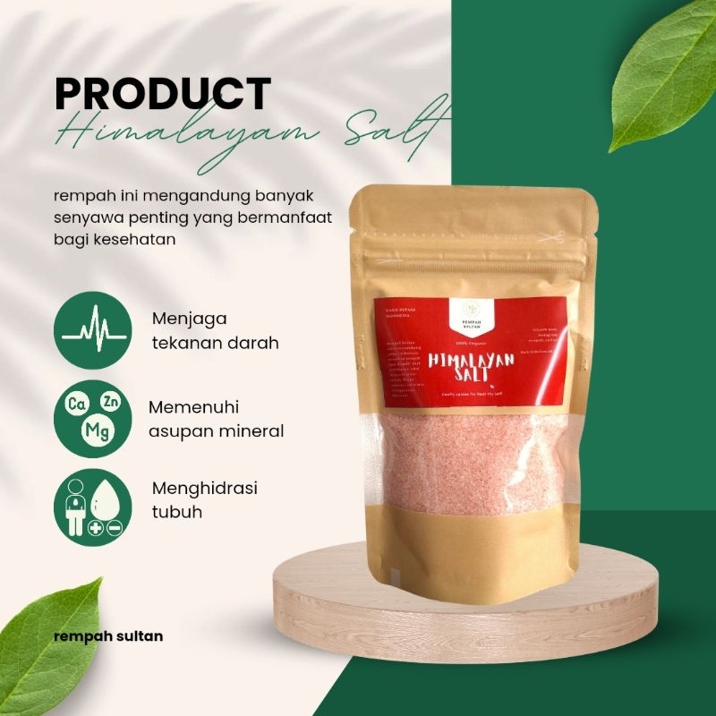 

Garam Himalaya / Himalayan Salt Asli Original 100gr