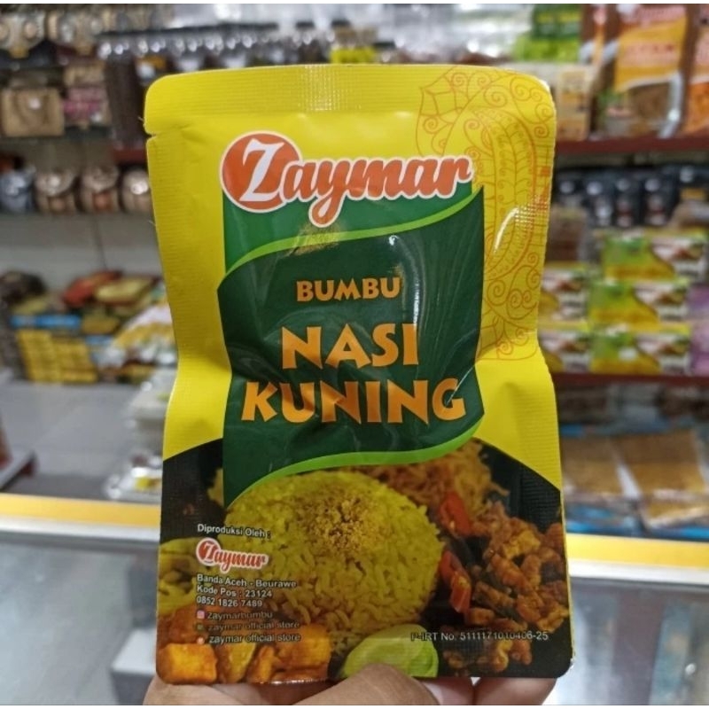 

Bumbu Masak Instan Nasi Kuning Khas Aceh || Bumbu Nasi Kuning Zaymar