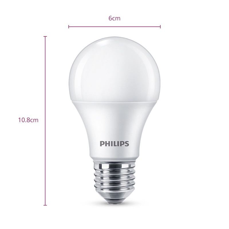 PHILIPS MULTIPACK RADIANTLINE 5W 7W 9W 11W LAMPU BOHLAM LED RADIANT LINE PAKET BELI 3 GRATIS 1 CAHAYA PUTIH TERANG 6500K E27 5 7 9 11 WATT