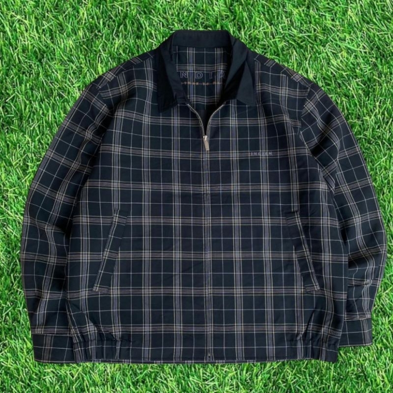 Indian Return To Nature Vintage Tartan Jaket Size L Fit XL Second Original