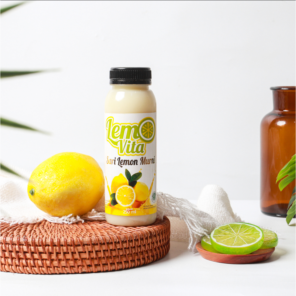 

SARI LEMON LEMOVITA 250ML BPOM | JUS DIET DETOX | JUS LEMON MURNI