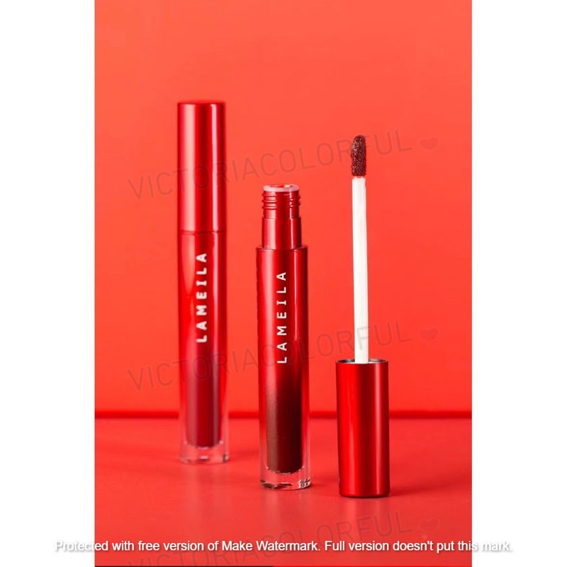 bgskinbukittinggi- Lipstik Wanita lameila just red edition matte lipstick Cjr 2026