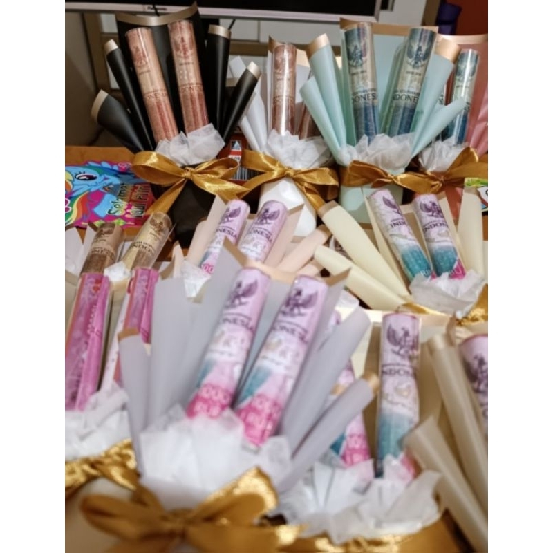 

buket mini/buket thr/buket angpao mini/buket/buket angpao kosongan
