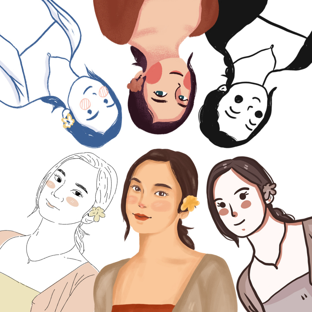 CUSTOM ILUSTRASI WAJAH KARIKATUR WAJAH VECTOR WAJAH JASA KARIKATUR KADO ILUSTRASI GAMBAR REQUEST FOT