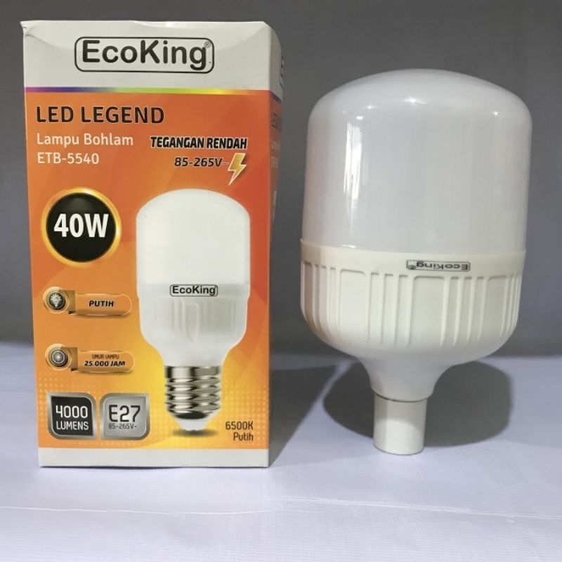 Lampu LED Ecoking Legend 40 watt Cahaya Putih