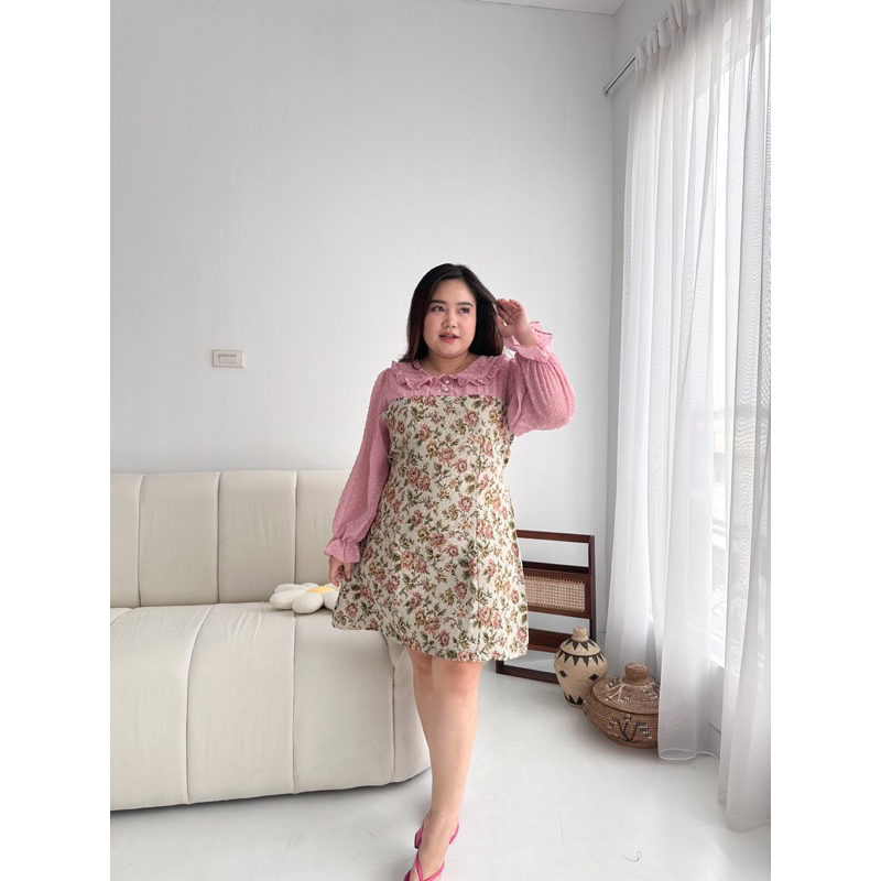 [ LittleBigCloth ] June Dress // Dress Bigsize Wanita