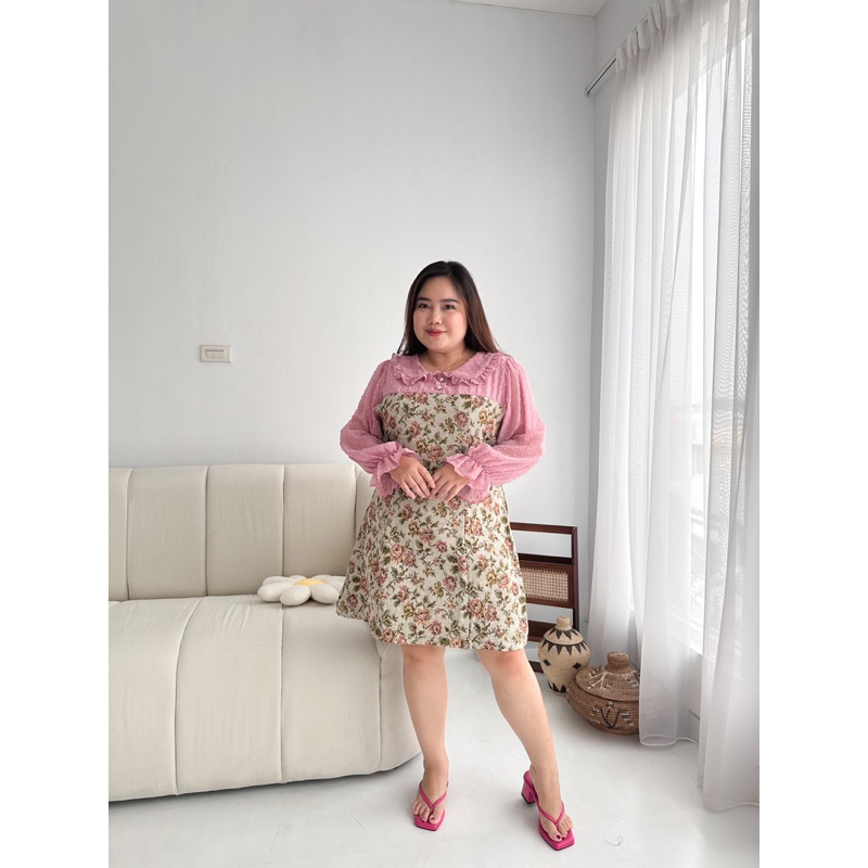 [ LittleBigCloth ] June Dress // Dress Bigsize Wanita