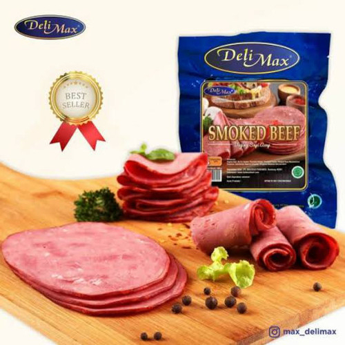 

Delimax Smoke Beef Premium Slice 200Gram| Daging Sapi Asap Delimax - DELIMAX 200GR