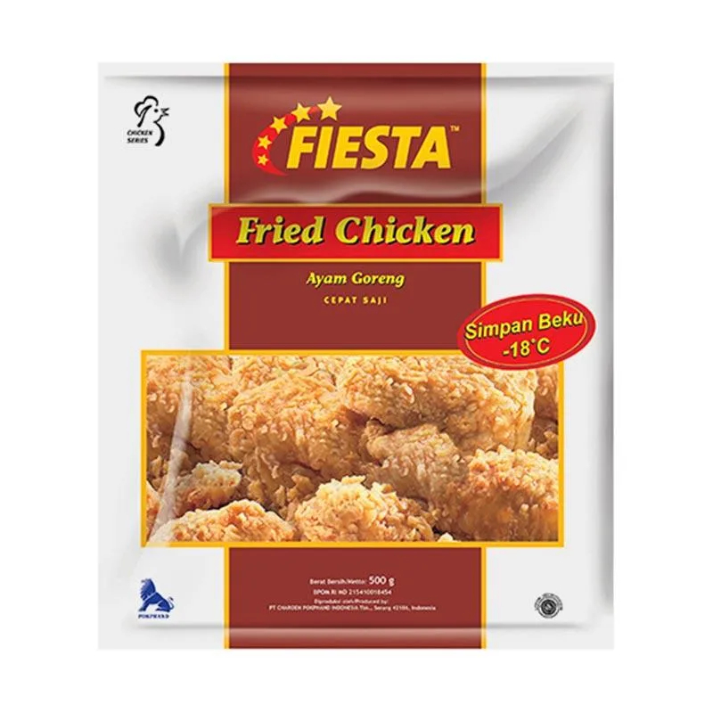 

Fiesta Fried Chicken 500Gram| Ayam Crispy Fiesta| Ayam Goreng Tepung - FRIED CHICKEN