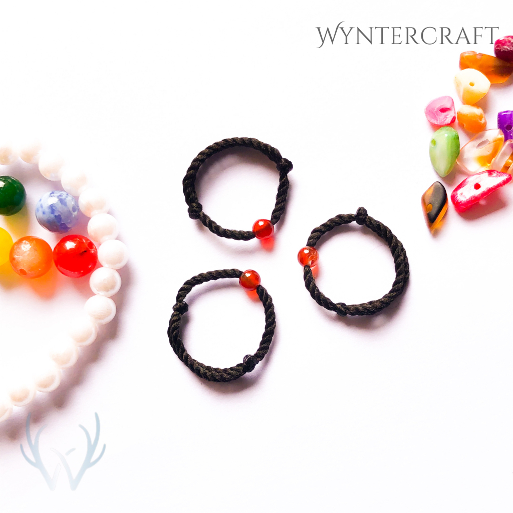 WA148 Mysterious Ring Cincin Unisex Batu Alam by Wynter Craft