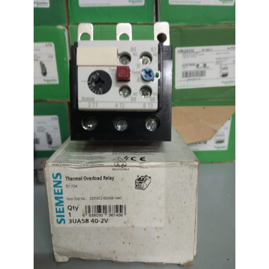 OVERLOAD RELAY SIEMENS 3UA58 40-2V (57~70A) (3UA5840)