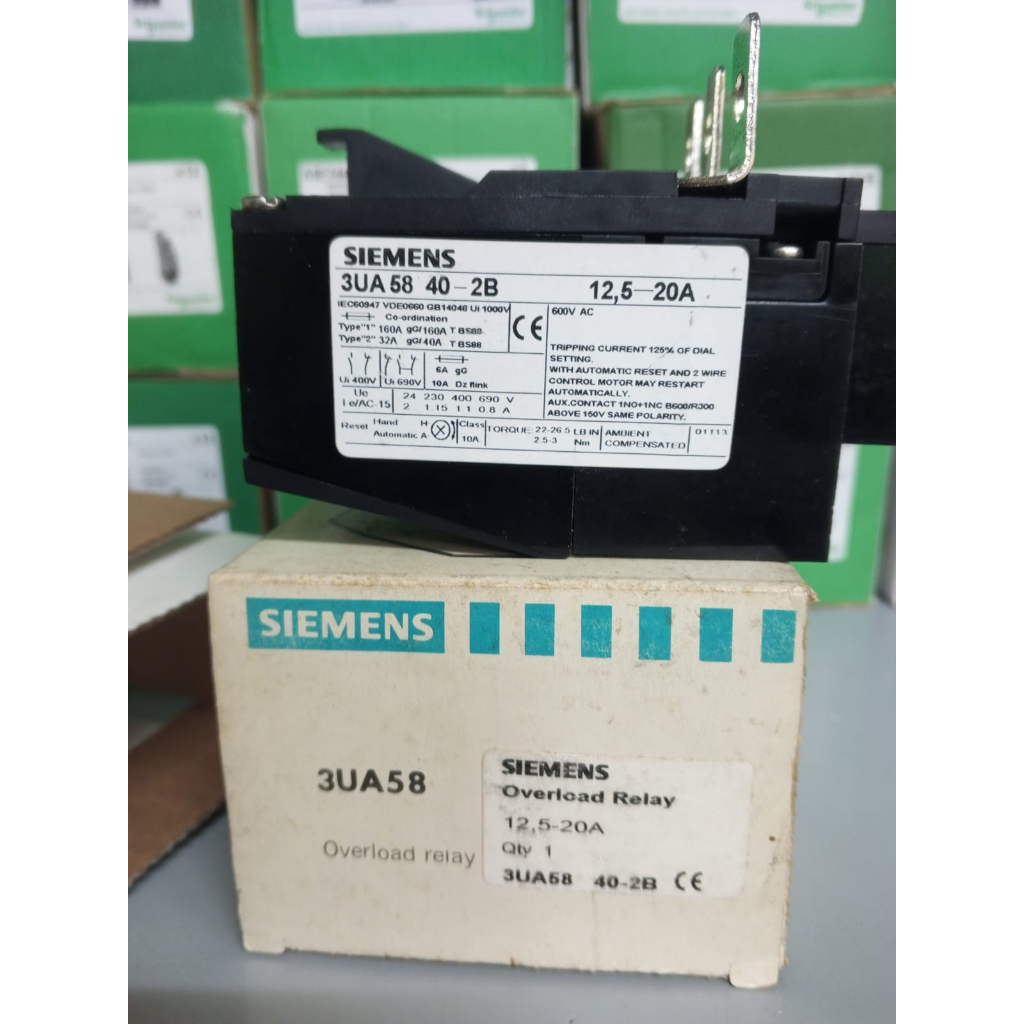 Siemens Thermal overload relay 3UA58-40-2B (12,5 - 20A)