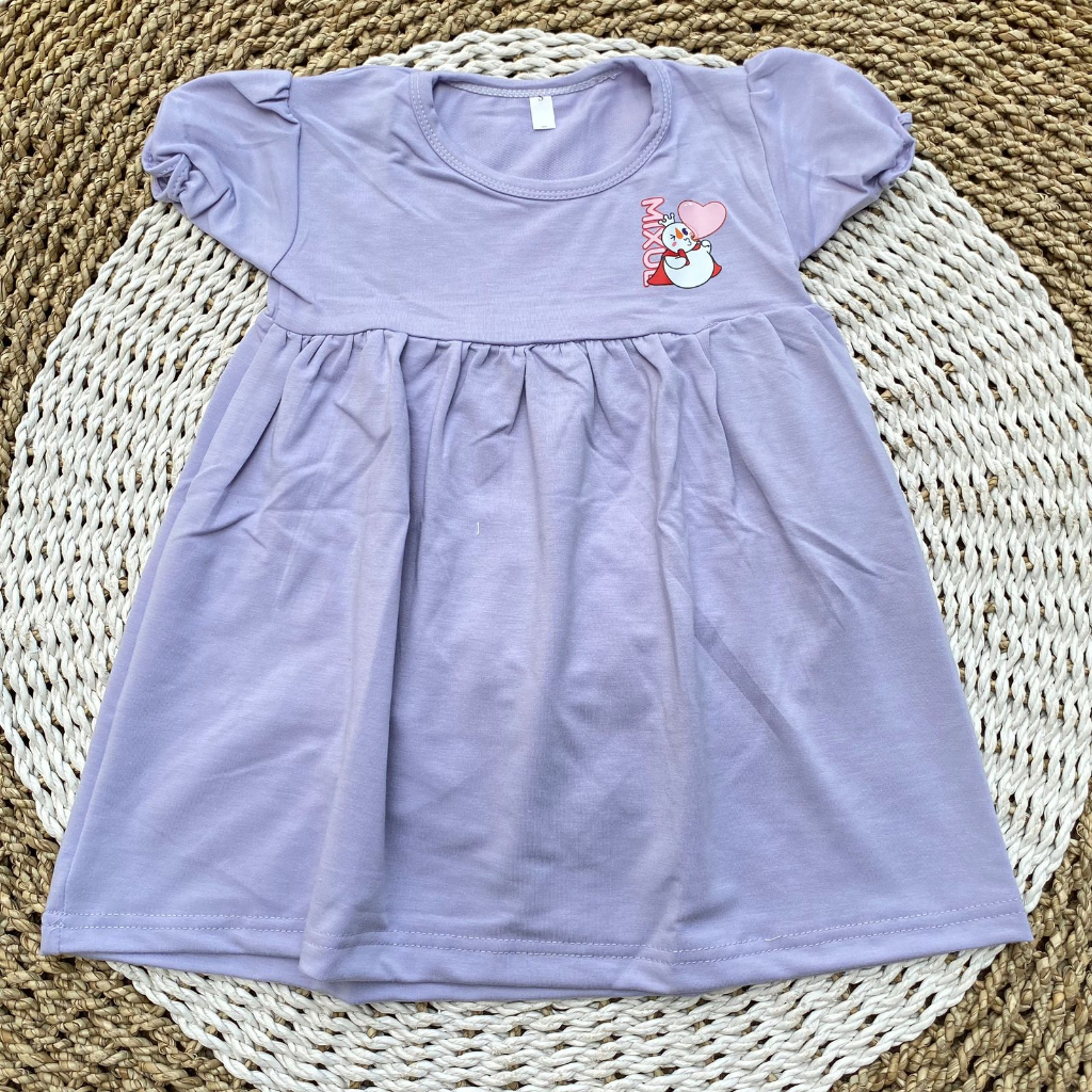 Dress mixue anak perempuan baju anak perempuan dress kekinian DNW BABY