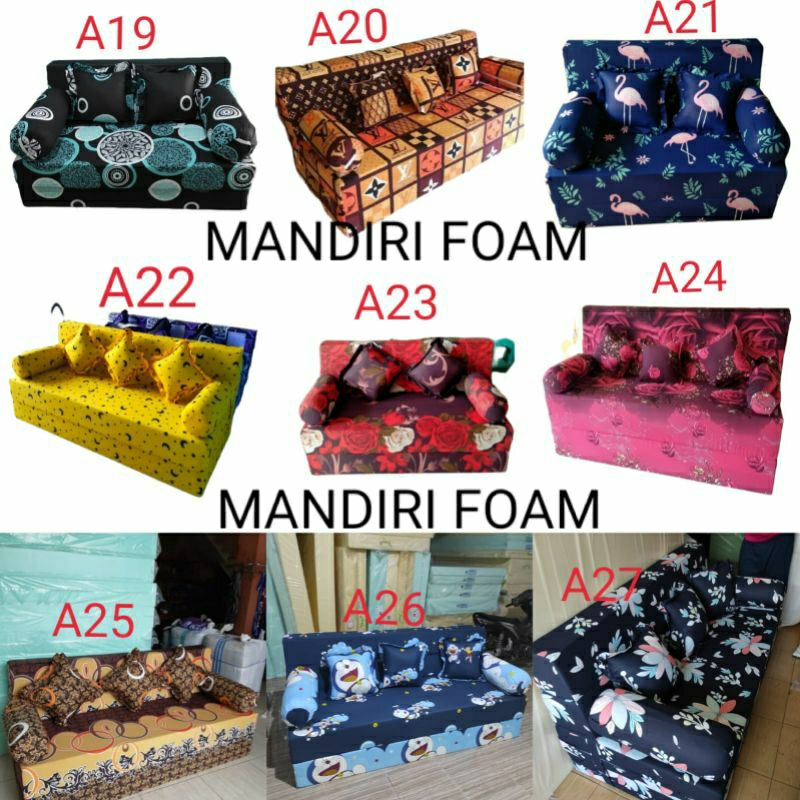 Sarung Sofabed Busa Inoac Bahan polytc