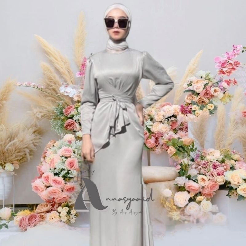 Annasyaa.id Dress Afifah Dress Couple Ibu Anak Dress Wisuda Dress Lebaran Dress kondangan Dress Pest